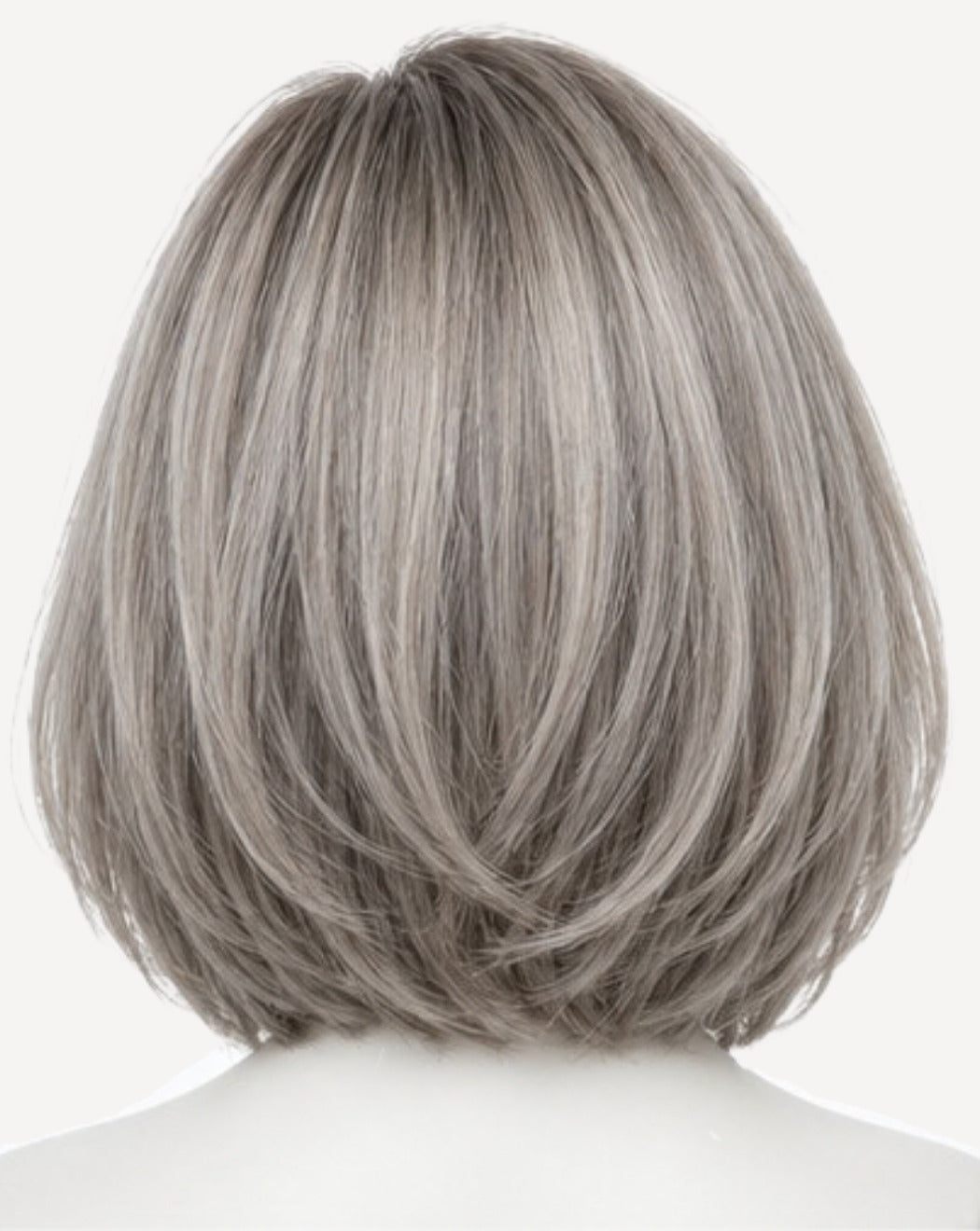 Gri Argintiu 35 cm - Perucă Front Lace BuenoBia