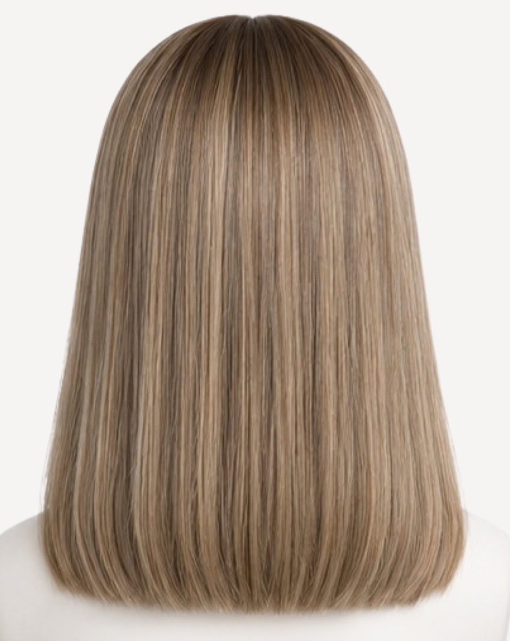 Blond Bej Cenușiu 45 cm - Perucă Front Lace BuenoBia