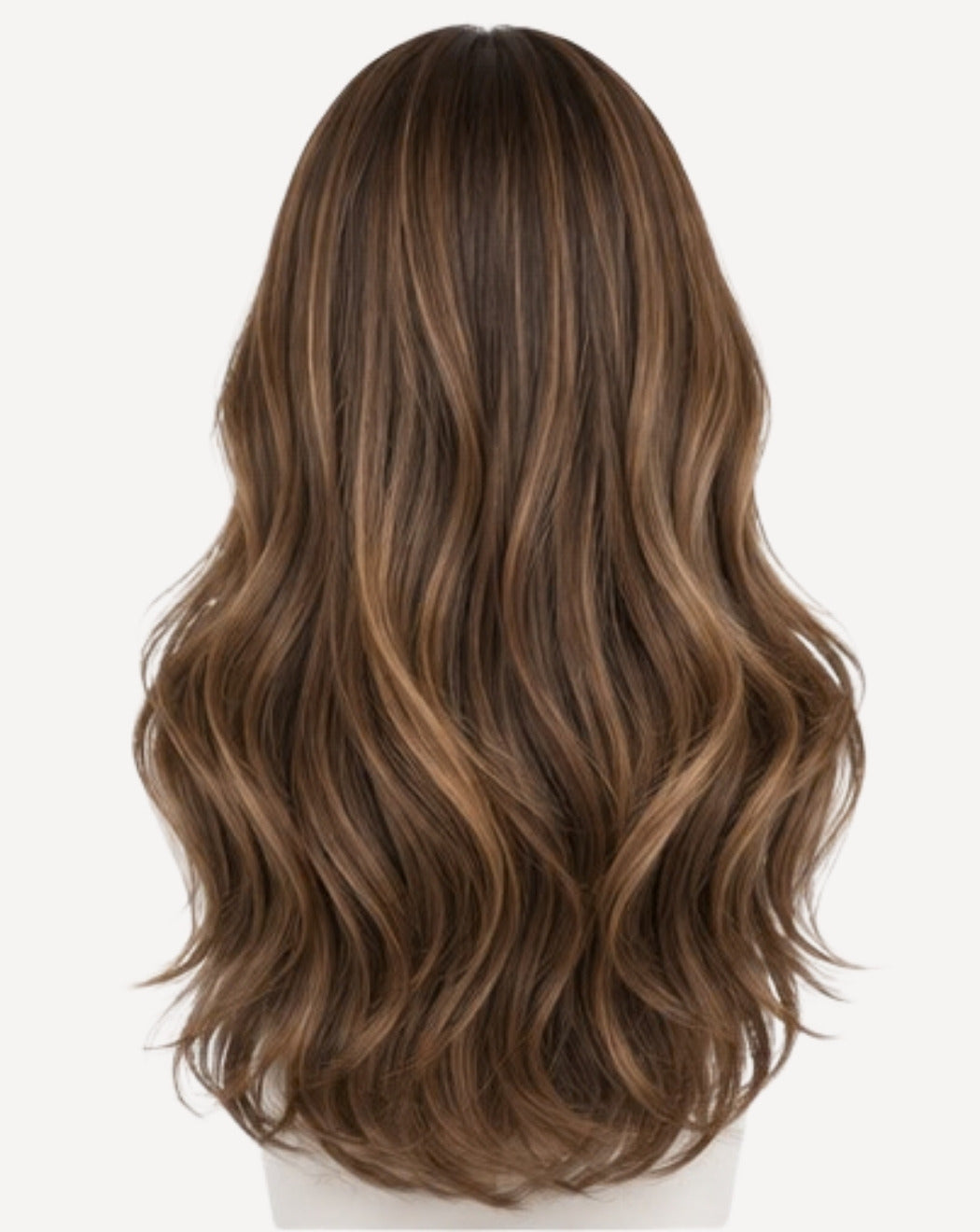 Șaten cu Șuvițe Caramel 70 cm - Perucă Front Lace BuenoBia