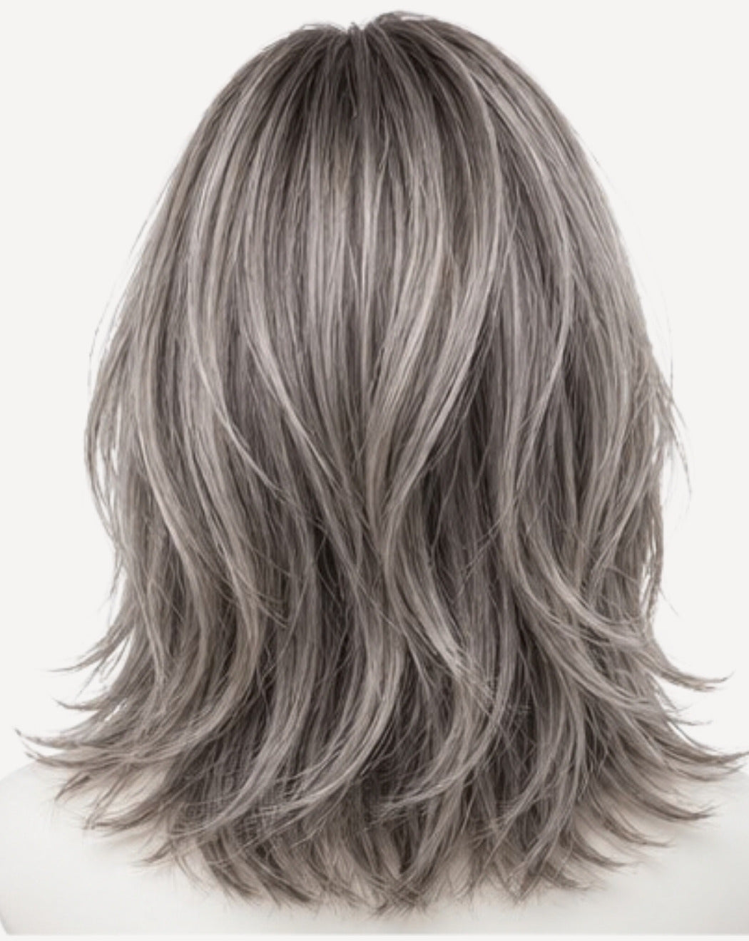 Blond Cenușiu 45 cm - Perucă Front Lace BuenoBia