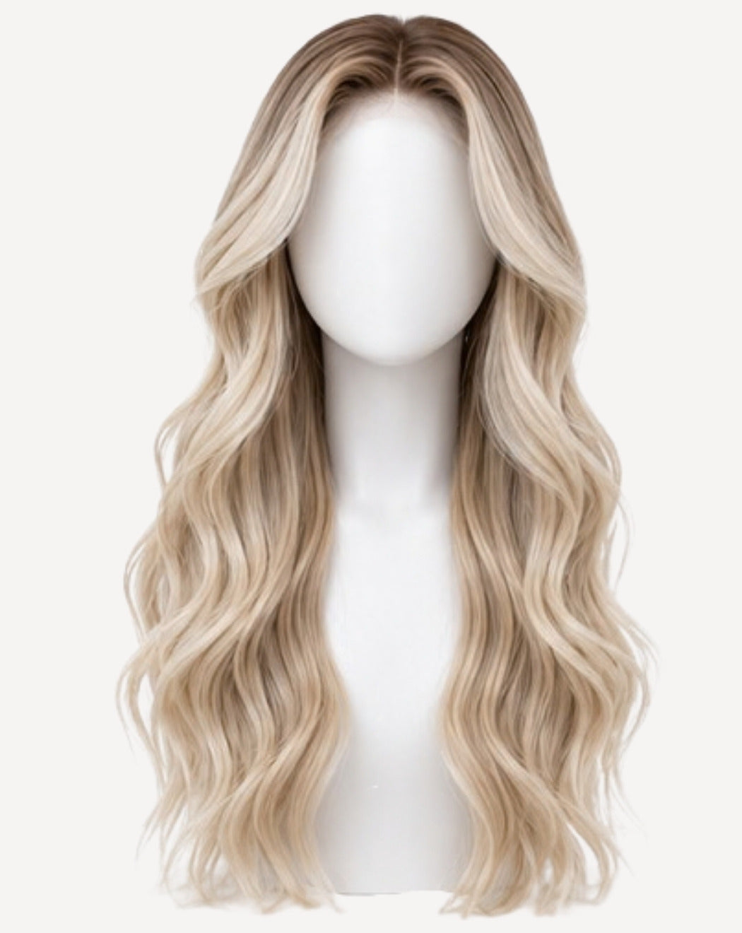 Blond Nisipiu 75 cm - Perucă Front Lace BuenoBia