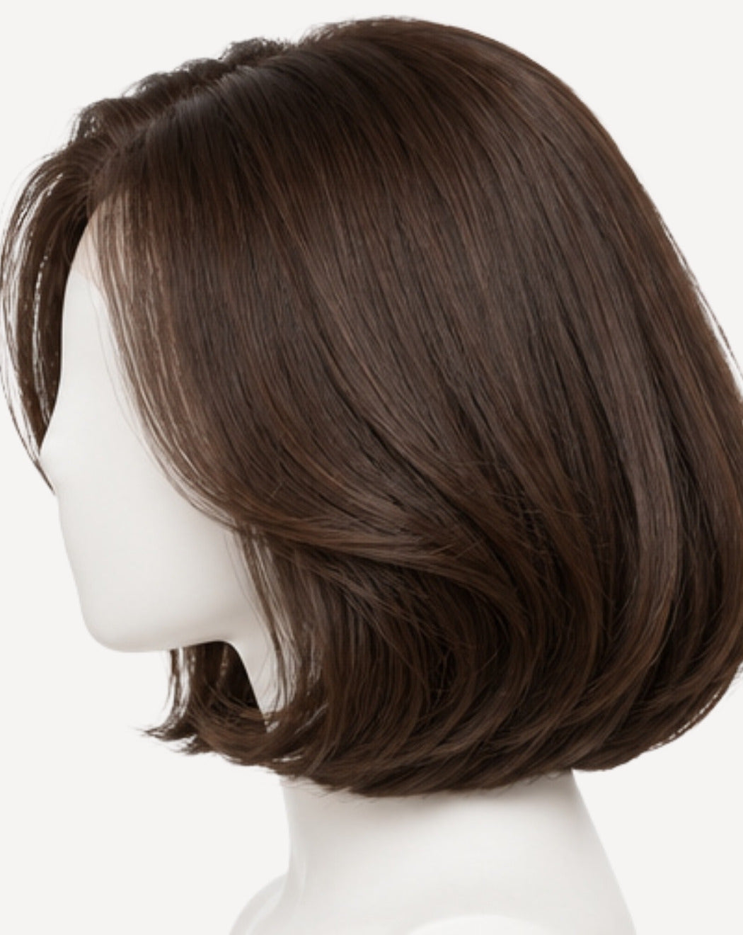 Șaten Închis 35 cm - Perucă Front Lace BuenoBia