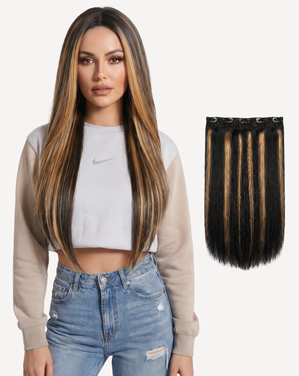 Extensii Tresă Volum Simplu - BALAYAGE 1-14 | BuenoBia