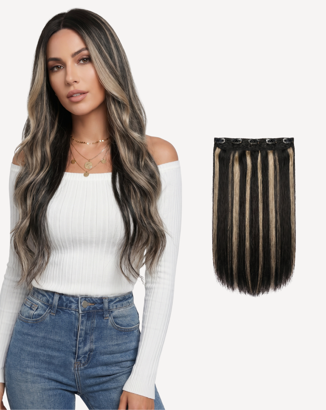 Extensii Tresă Volum Mediu - BALAYAGE 1-18 | BuenoBia