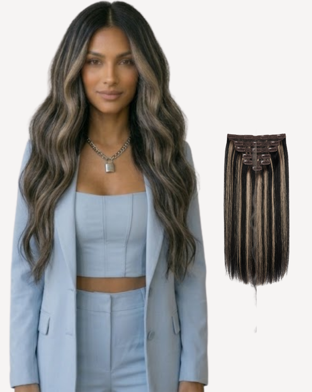 Extensii Clip On MegaVolum - Balayage 1-18 | BuenoBia