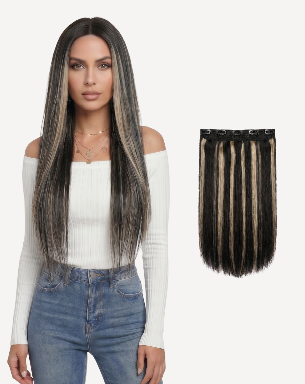 Extensii Tresă Volum Simplu - BALAYAGE 1-18 | BuenoBia