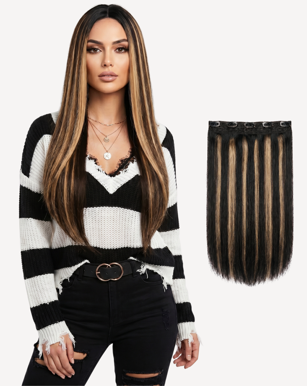 Extensii Tresă Volum Mediu - BALAYAGE 1-22 | BuenoBia