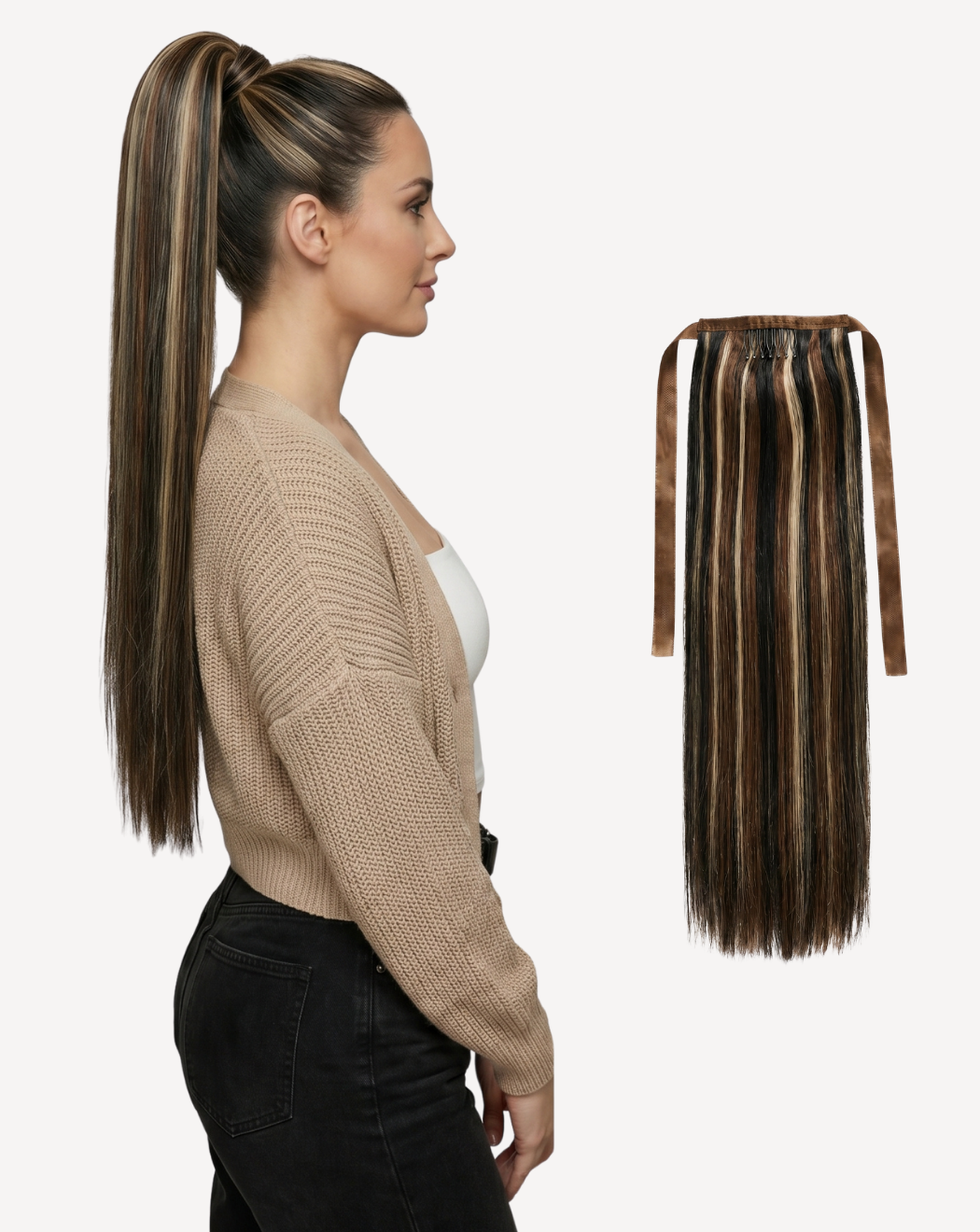 Extensii Coadă MegaVolum - Balayage 1-4-pla | BuenoBia