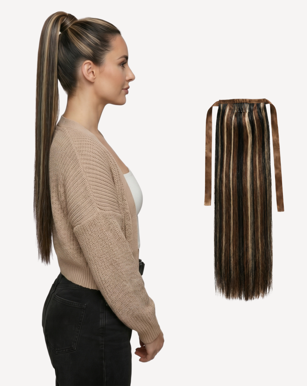 Extensii Coadă Volum Simplu - BALAYAGE 1-4-PLA | BuenoBia