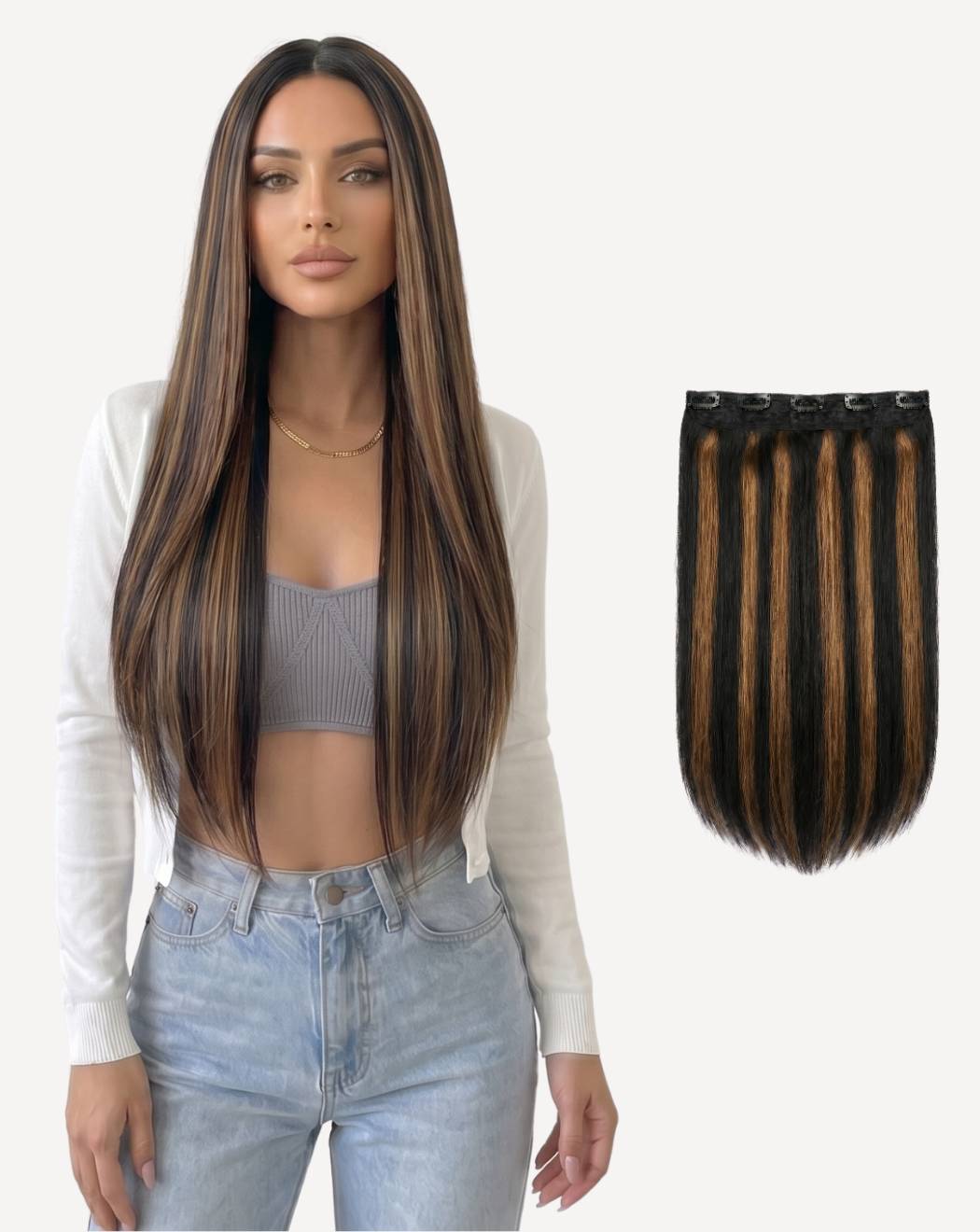 Extensii Tresă Volum Simplu - BALAYAGE 1-8 | BuenoBia
