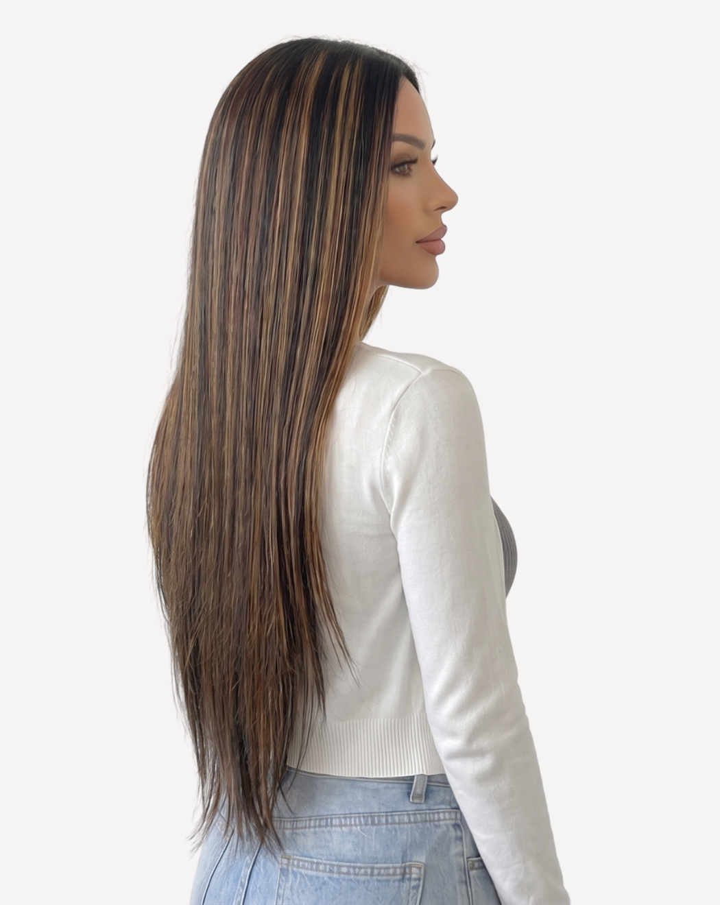 Extensii Tresă Volum Simplu - BALAYAGE 1-8 | BuenoBia