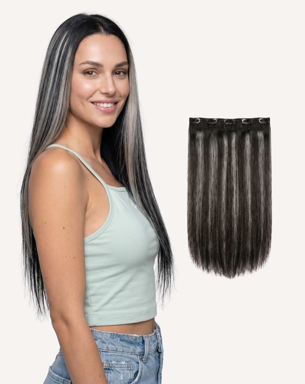 Tresă Most Wanted - Balayage 1-gray | BuenoBia