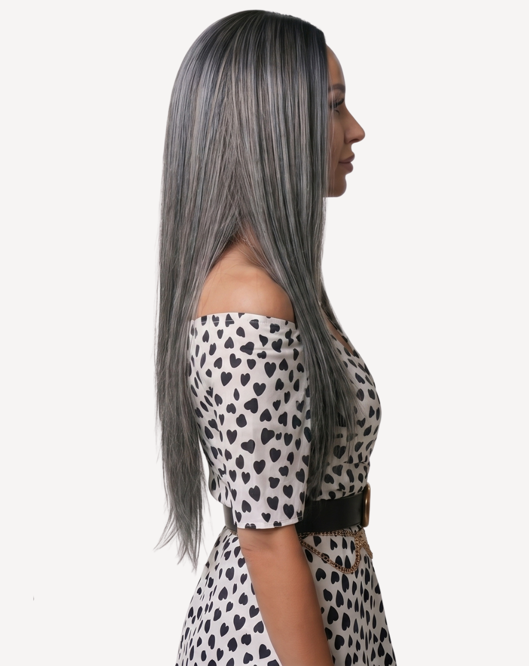 Extensii Tresă Volum Simplu - BALAYAGE 1-GRAY | BuenoBia