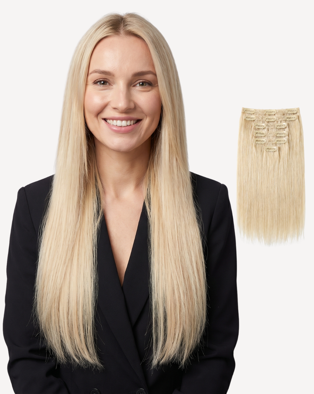Extensii Clip-On Most Wanted – Blond Auriu Deschis  1001| BuenoBia
