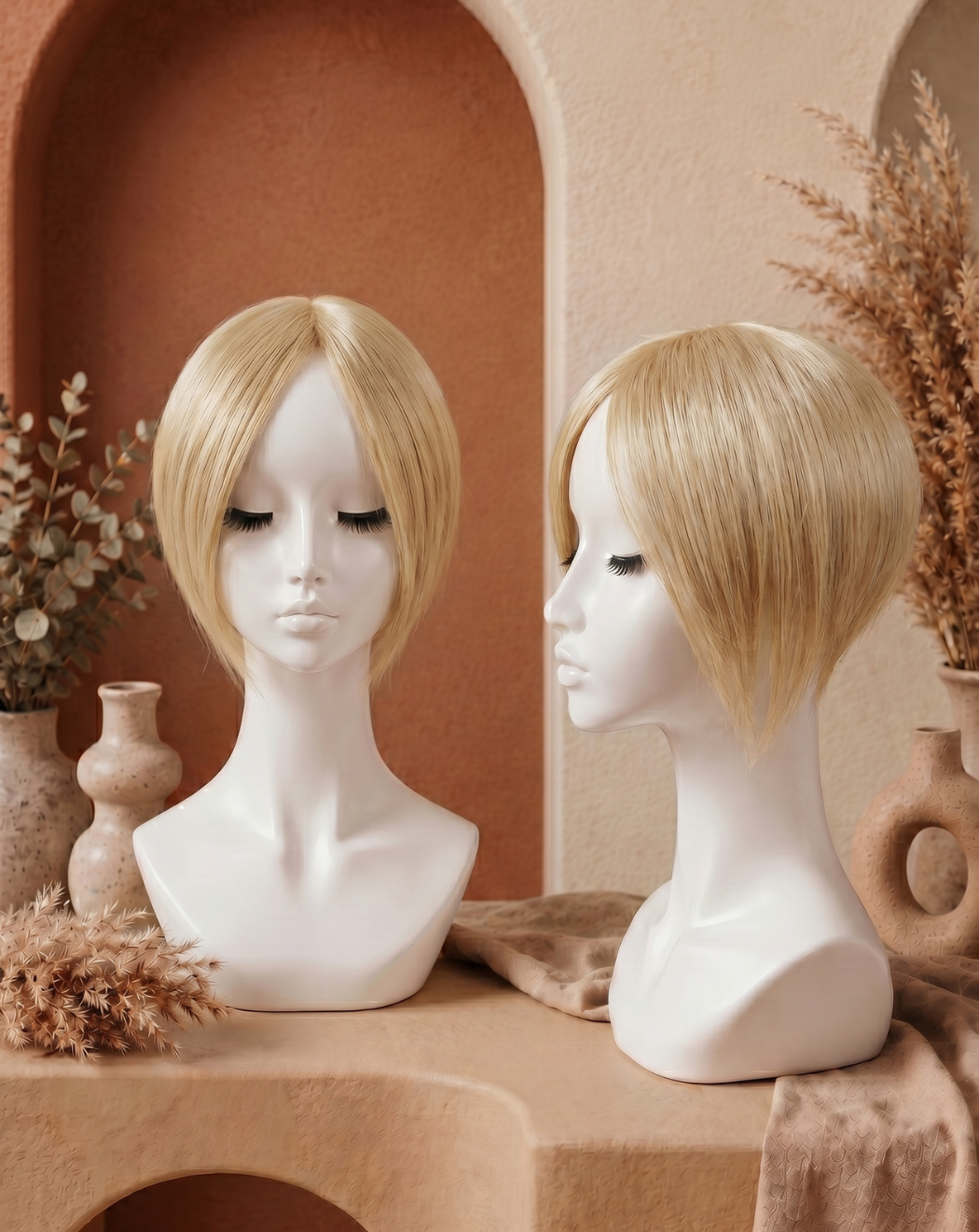 Topper pentru alopecie - Blond Auriu Deschis 1001 | BuenoBia