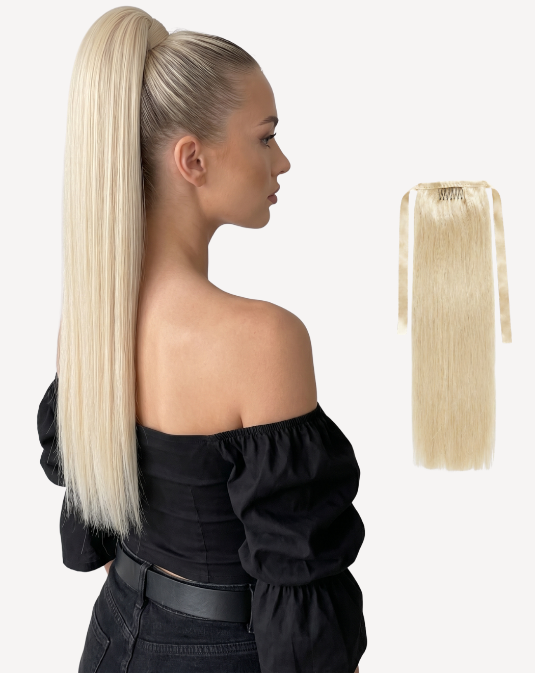 Coadă Deluxe – Blond Auriu Deschis 1001 | BuenoBia