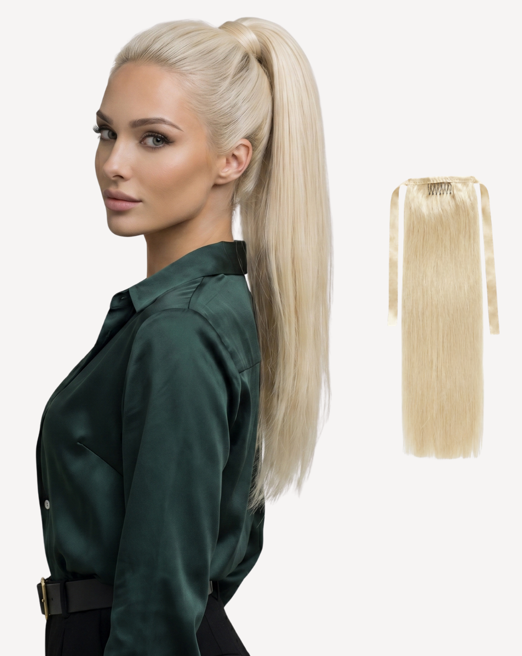 Extensii Coadă Volum Mediu - Blond Auriu Deschis 1001 | BuenoBia