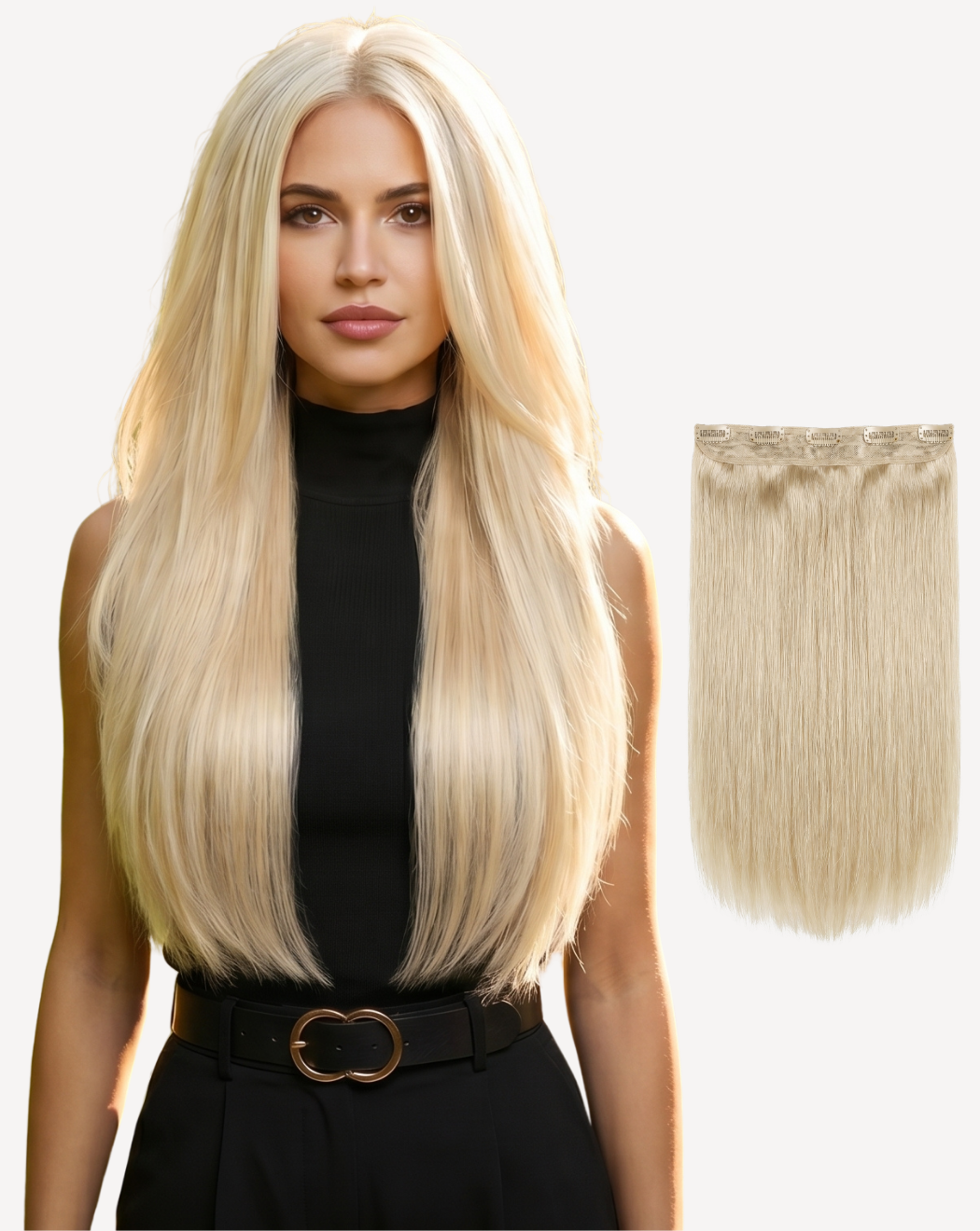 Extensii Tresă MegaVolum - Blond Auriu  Deschis 1001  | BuenoBia