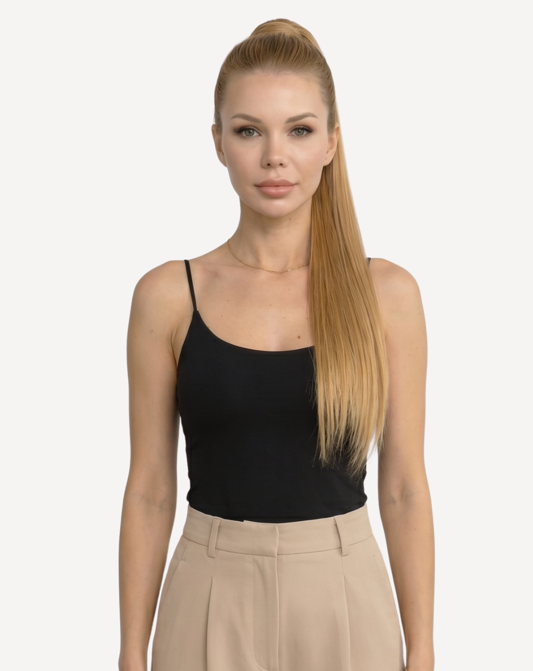 Extensii Coadă Volum Simplu - Blond Miere 14 | BuenoBia