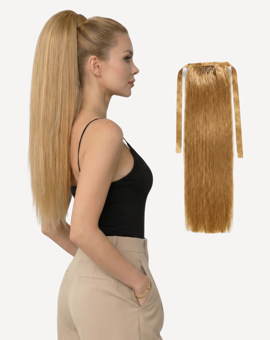 Extensii Coadă MegaVolum - Blond Miere 14 | BuenoBia