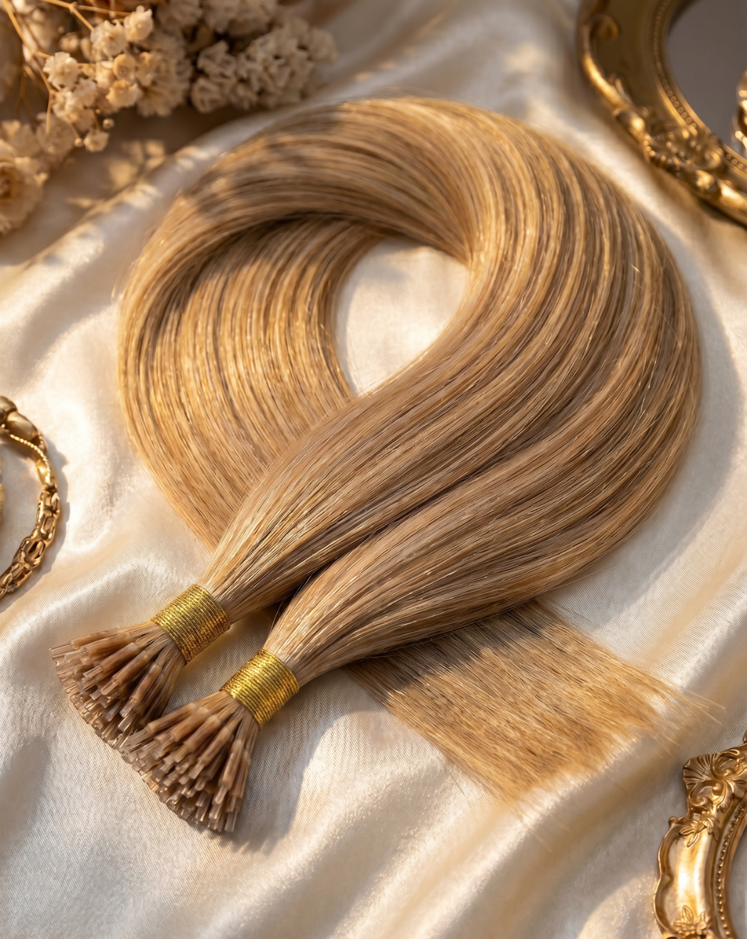 Extensii Microring - Blond Miere 14 | BuenoBia