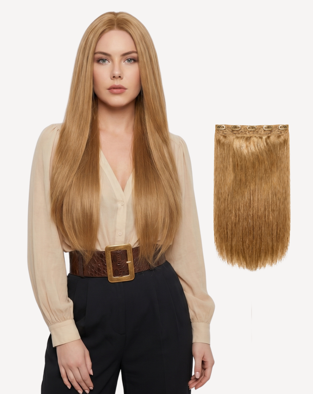 Extensii Tresă MegaVolum - Blond Miere 14 | BuenoBia