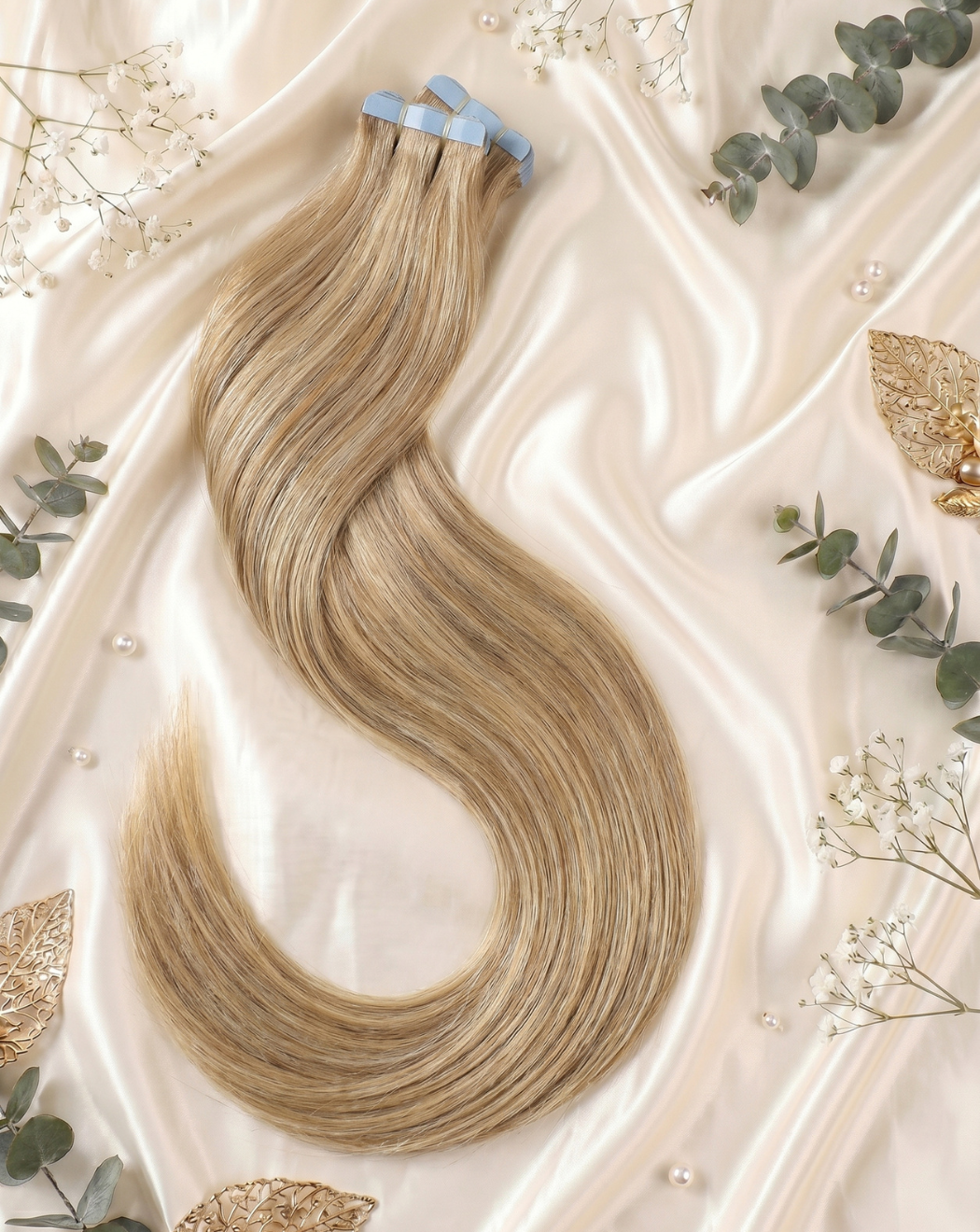 Extensii Tape In - Blond Miere 14 | BuenoBia