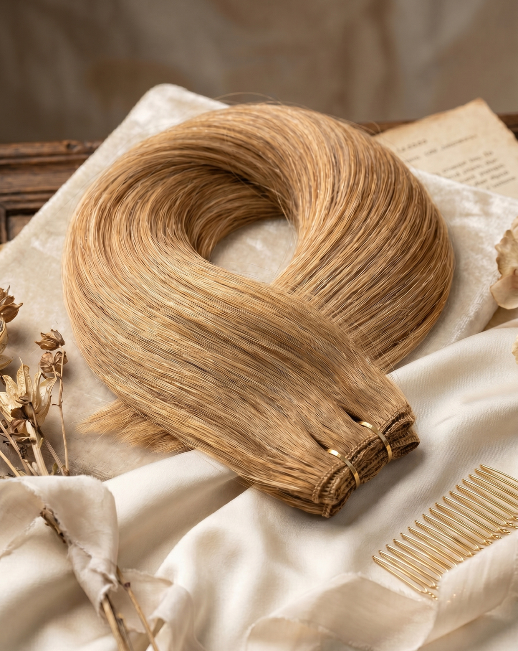 Extensii Cusute - Blond Miere 14 | BuenoBia