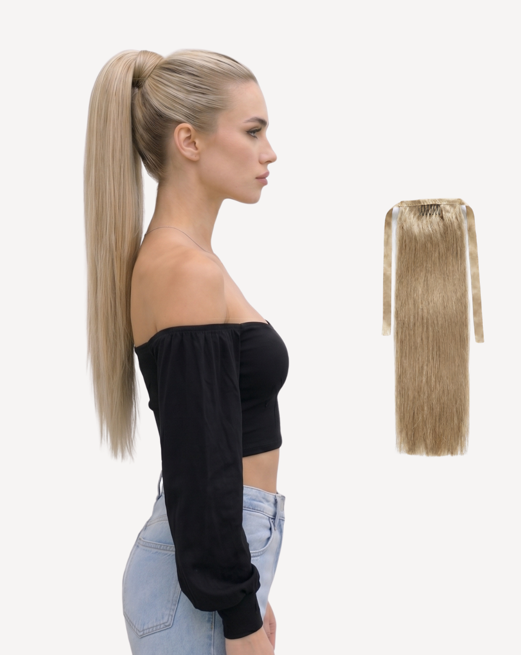 Extensii Coadă Volum Simplu - Blond Opal 18 | BuenoBia