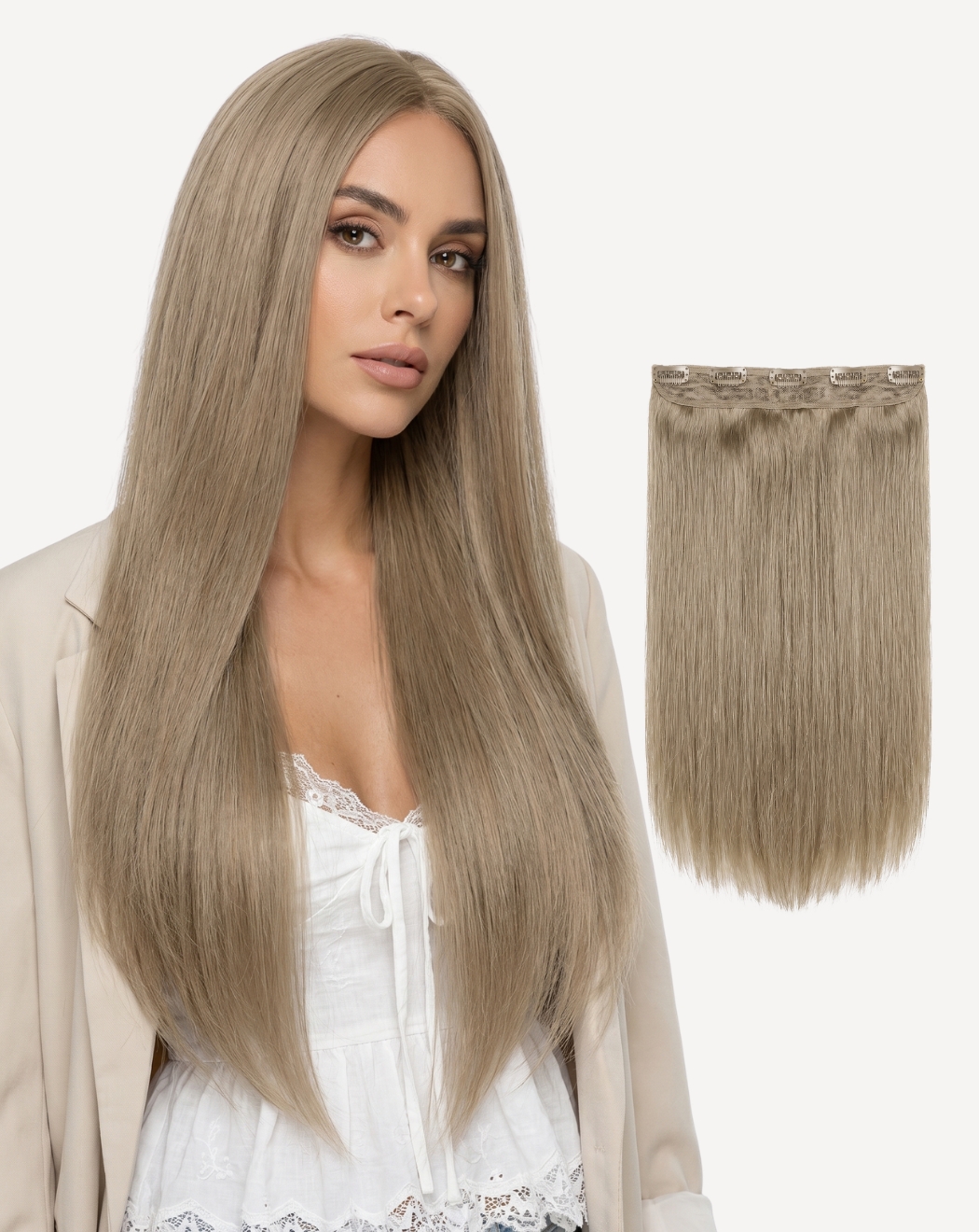 Extensii Tresă Volum Mediu - Blond Opal 18 | BuenoBia