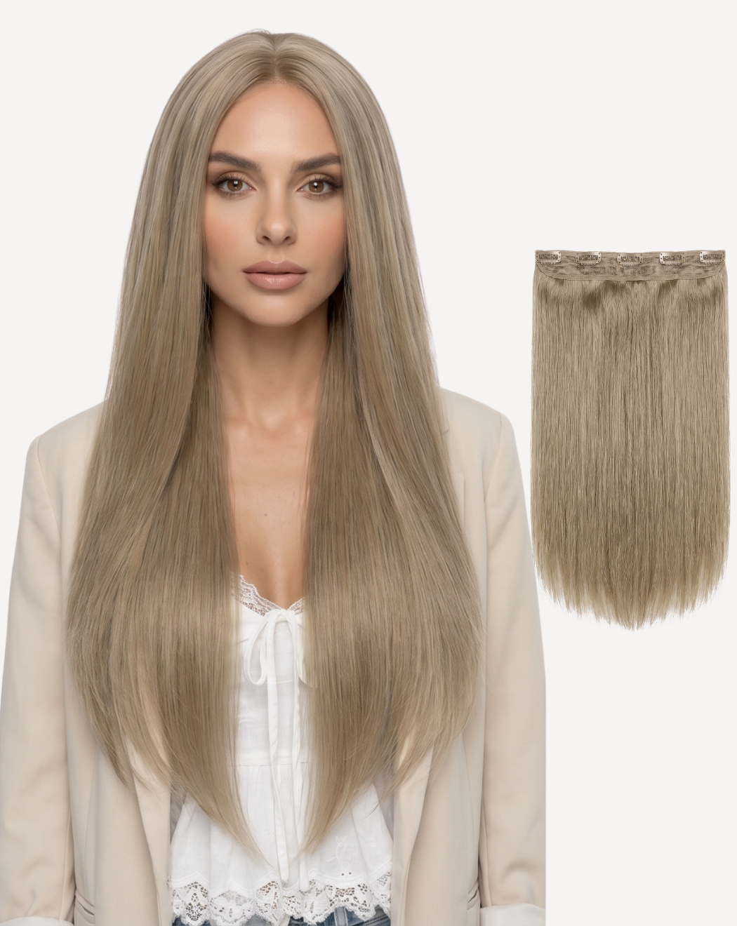 Extensii Tresă MegaVolum - Blond Opal 18  | BuenoBia