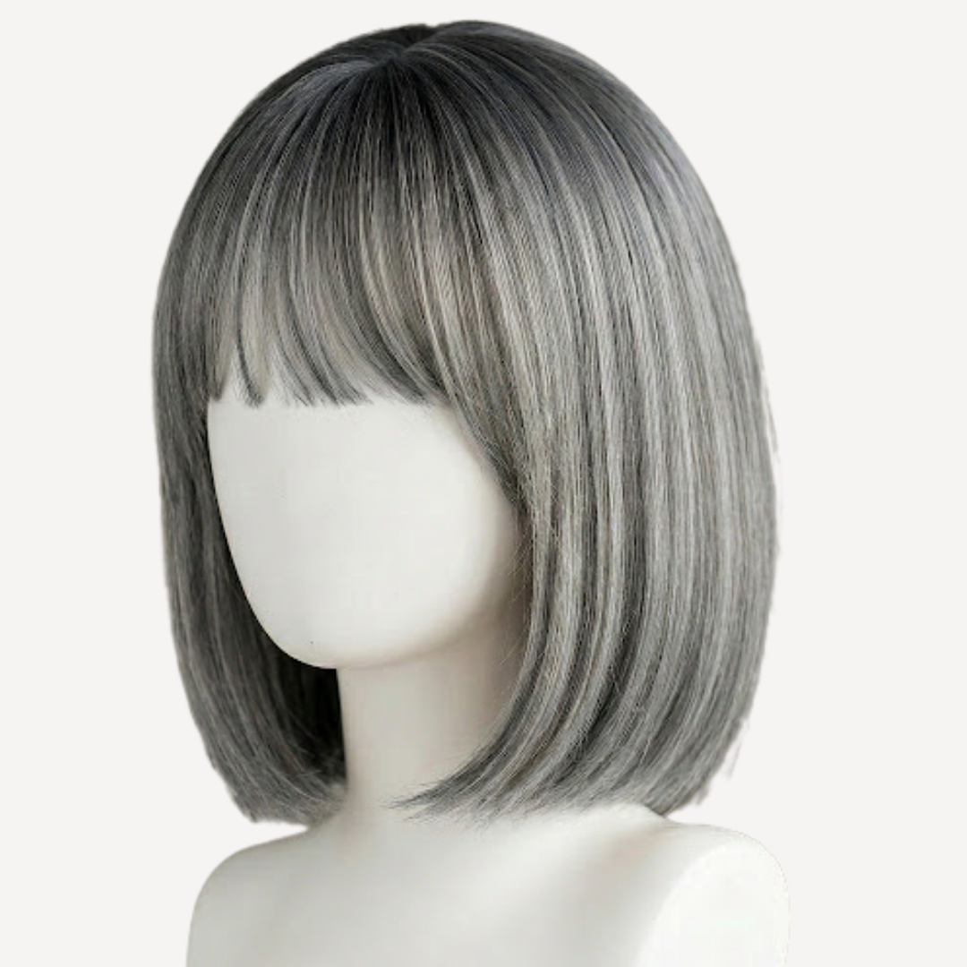 Perucă Păr Natural Amanda 1-gray
