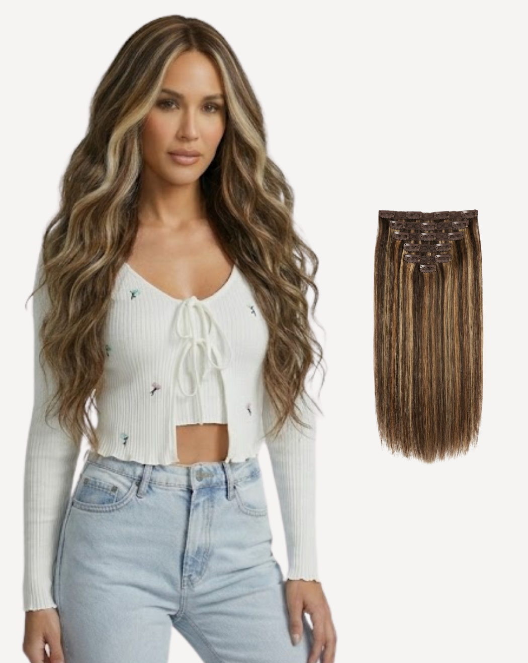 Extensii Clip On MegaVolum - Balayage 2-12-1001 | BuenoBia