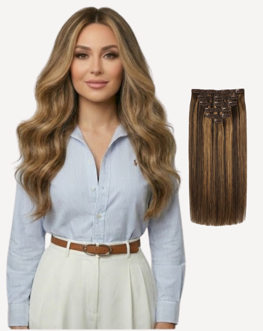 Extensii Clip On MegaVolum - Balayage 2-14 | BuenoBia