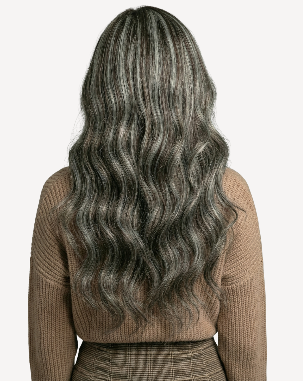 Extensii Clip-On Volum Mediu - Balayage 2-gray | BuenoBia