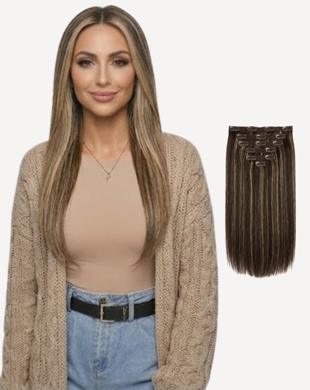 Extensii Clip On Volum Simplu - Balayage 2-pla | BuenoBia