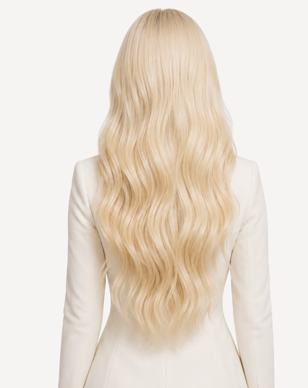 Perucă profesională Front Lace – Păr Natural, Blond Auriu Deschis 1001 , 60 cm | BuenoBia