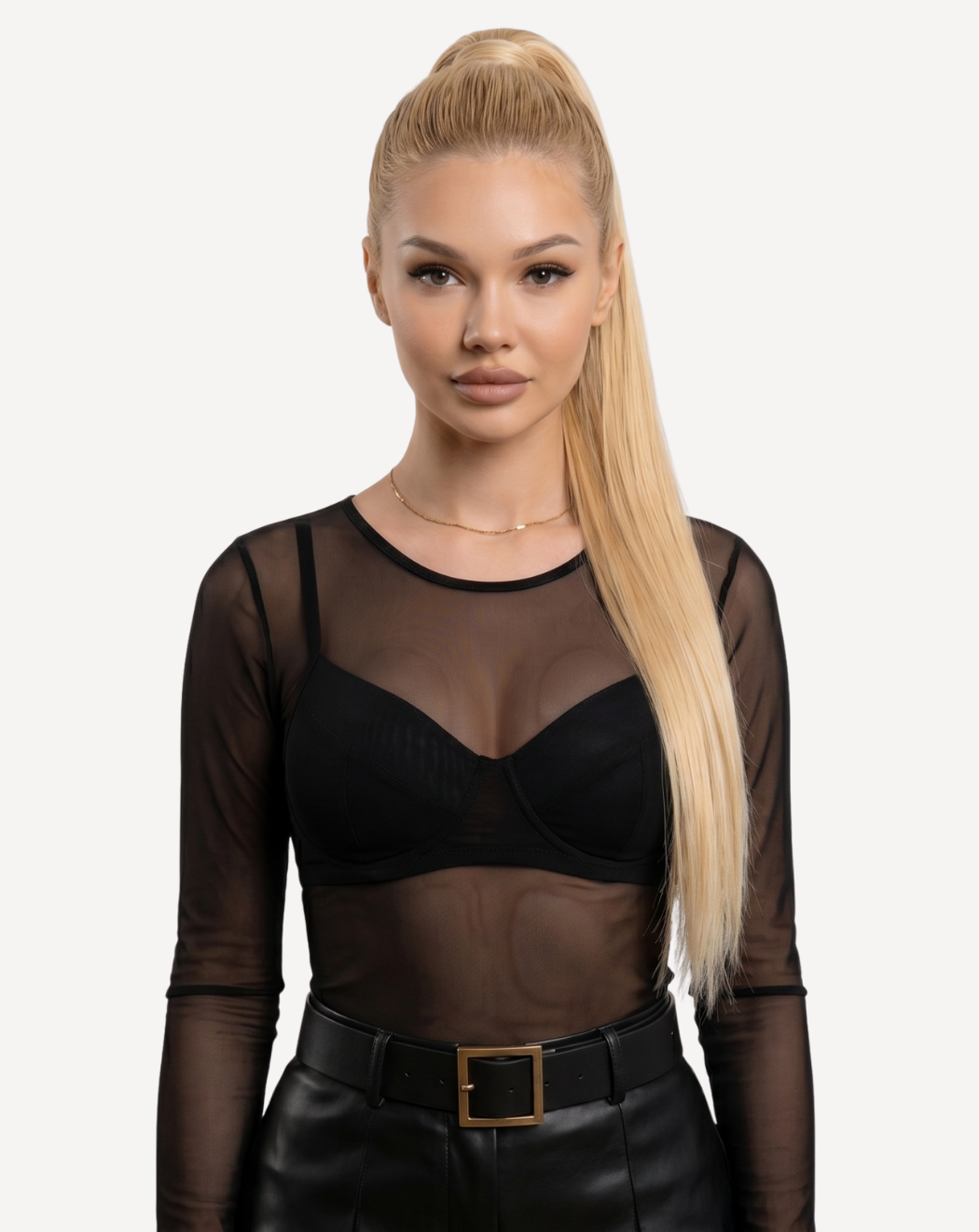 Extensii Coadă Volum Mediu - Blond Auriu 22 | BuenoBia