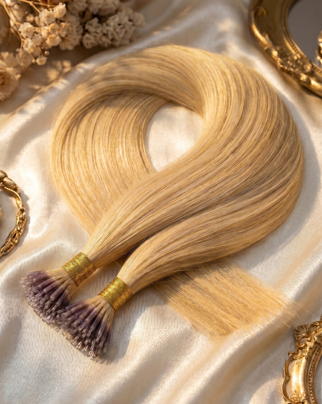 Extensii Microring - Blond Auriu 20 | BuenoBia