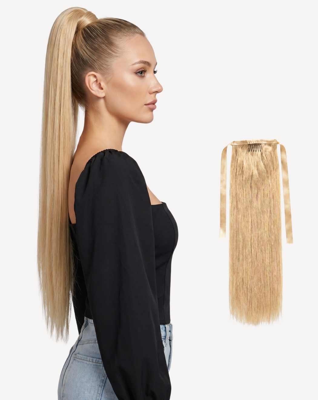 Coadă Deluxe – Blond Auriu 22 | BuenoBia