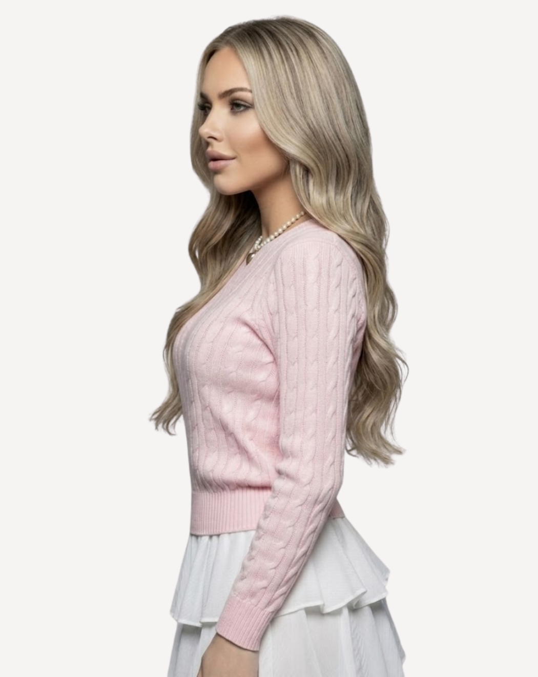 Extensii Clip On Volum Simplu - Balayage 3-white gray | BuenoBia