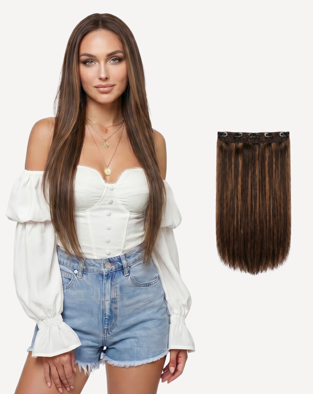 Extensii Tresă Volum Simplu - BALAYAGE 4-8 | BuenoBia