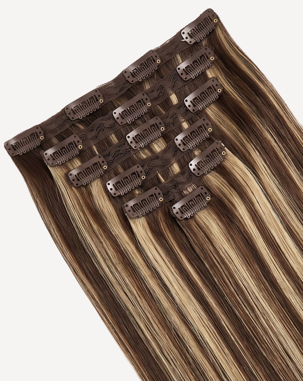 Extensii Clip On MegaVolum - Balayage 4-pla | BuenoBia