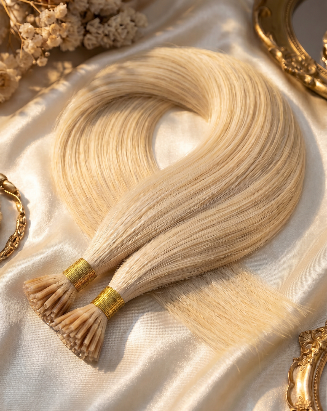 Extensii Microring - Blond Auriu Deschis 60 | BuenoBia