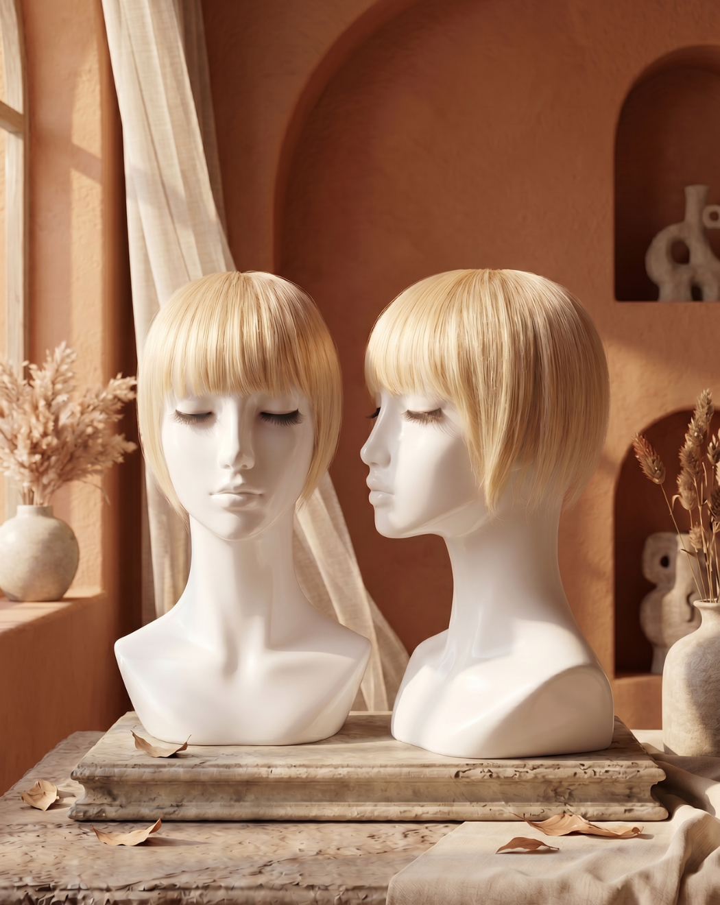 Breton cu Calotă - Blond Auriu Deschis 60 | BuenoBia