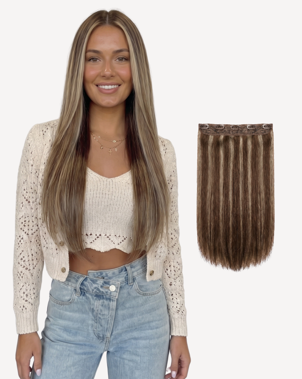 Extensii Tresă MegaVolum - BALAYAGE 8-18 | BuenoBia