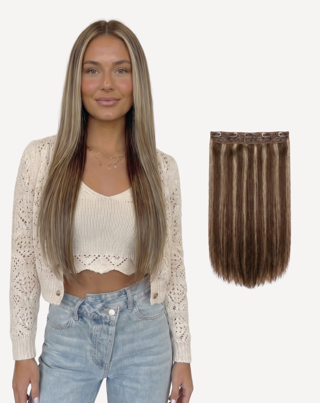 Extensii Tresă Volum Simplu - BALAYAGE 8-18 | BuenoBia