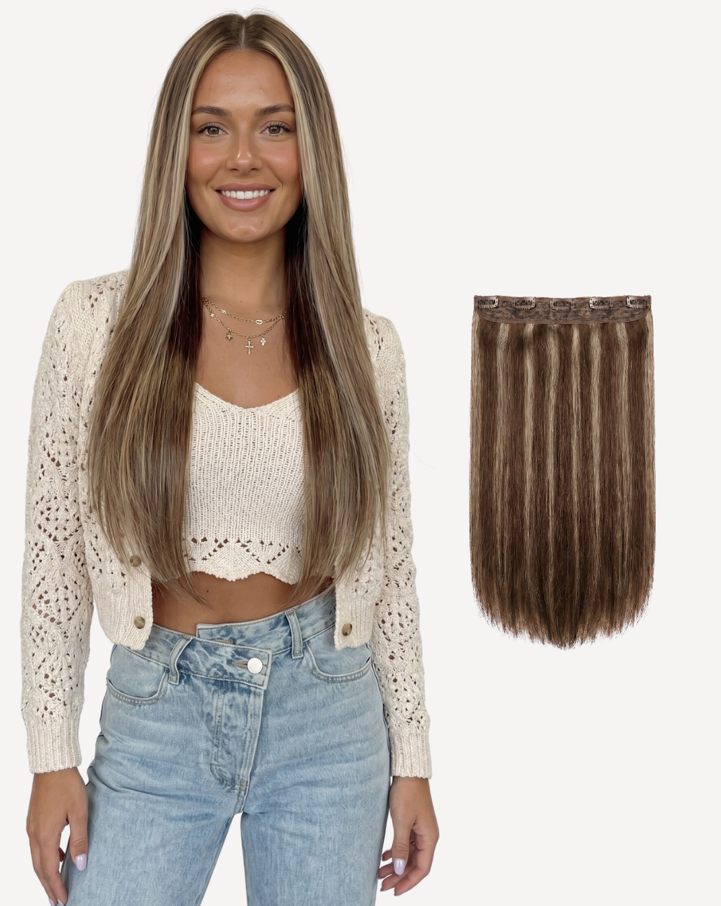 Extensii Tresă Volum Mediu - BALAYAGE 8-18 | BuenoBia