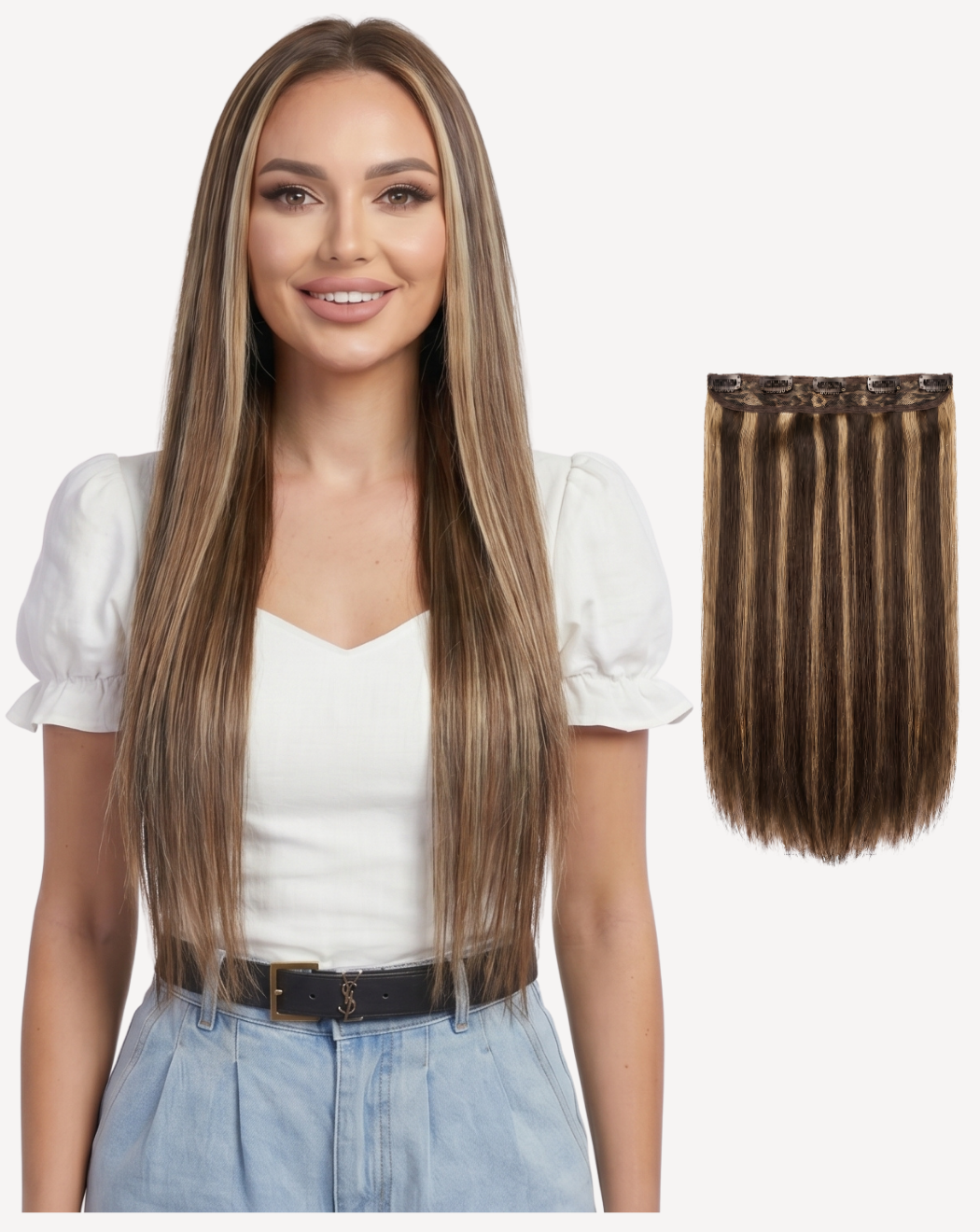 Extensii Tresă Volum Simplu - BALAYAGE 8-22 | BuenoBia