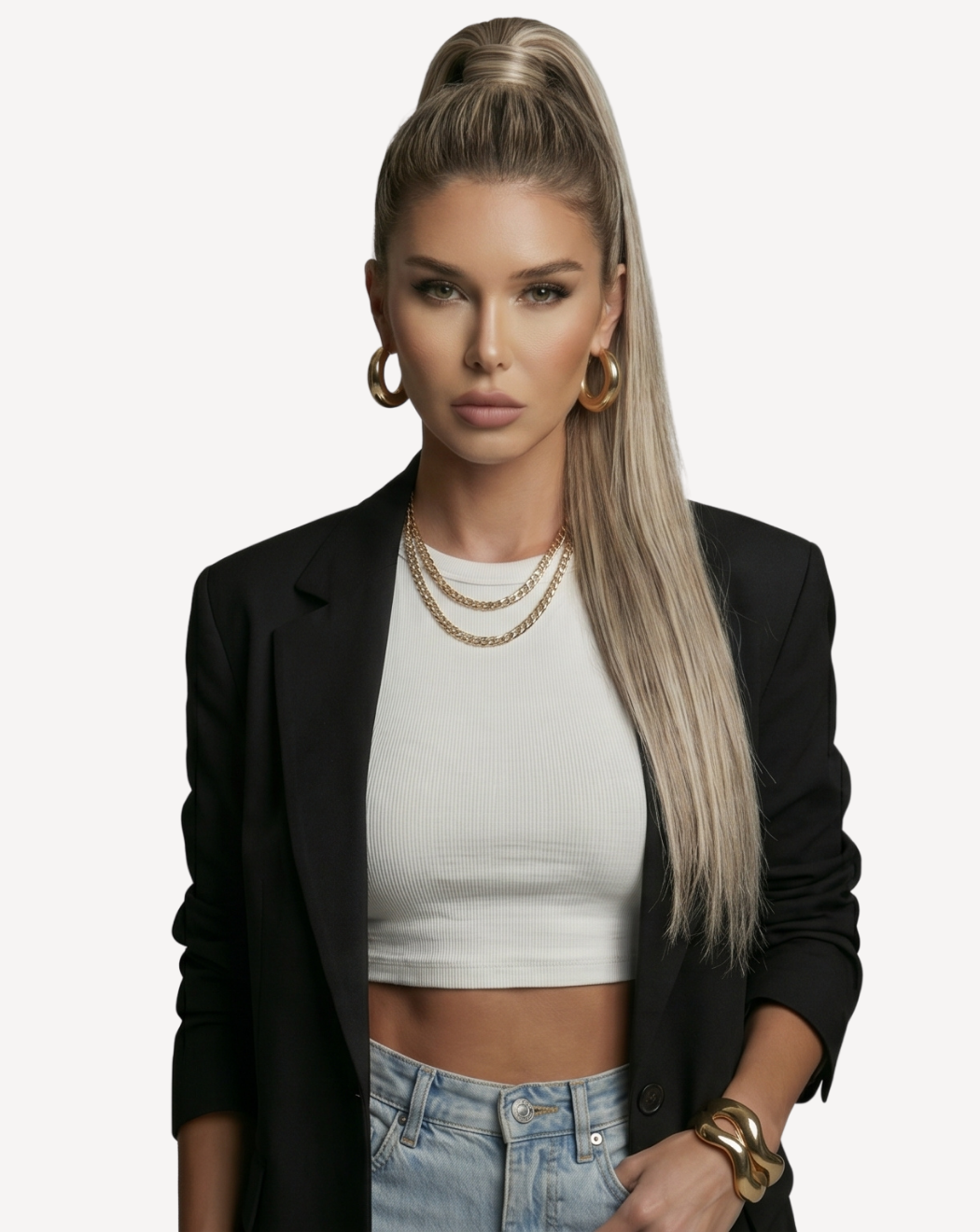 Extensii Coadă Volum Mediu - Balayage 8-pla | BuenoBia